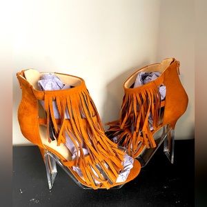 Wild Diva Fringe Shoe